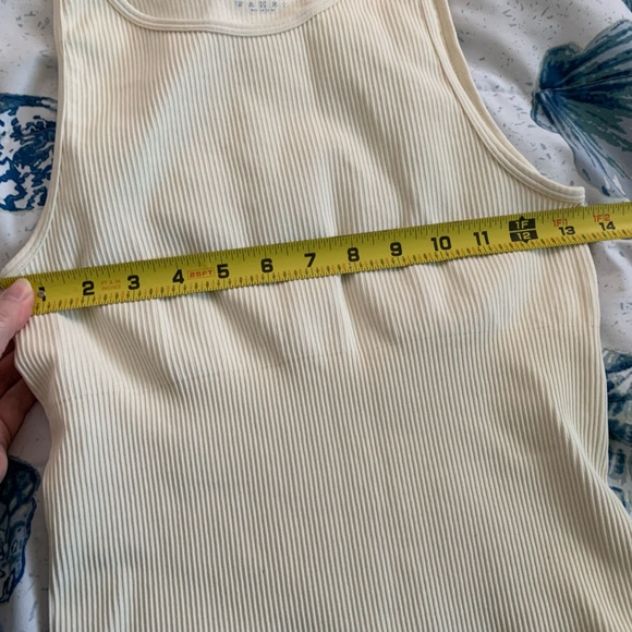 NWOT OQQ Cream Ribbed Women's Bodysuit size Medium - Picture 4 of 5